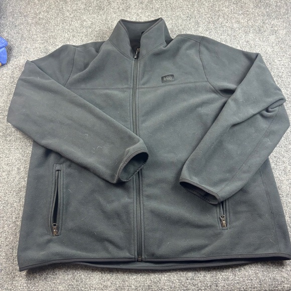 REI Other - REI Coop Men’s Charcoal Grey Full Zip Fleece Jacket size: XXLarge